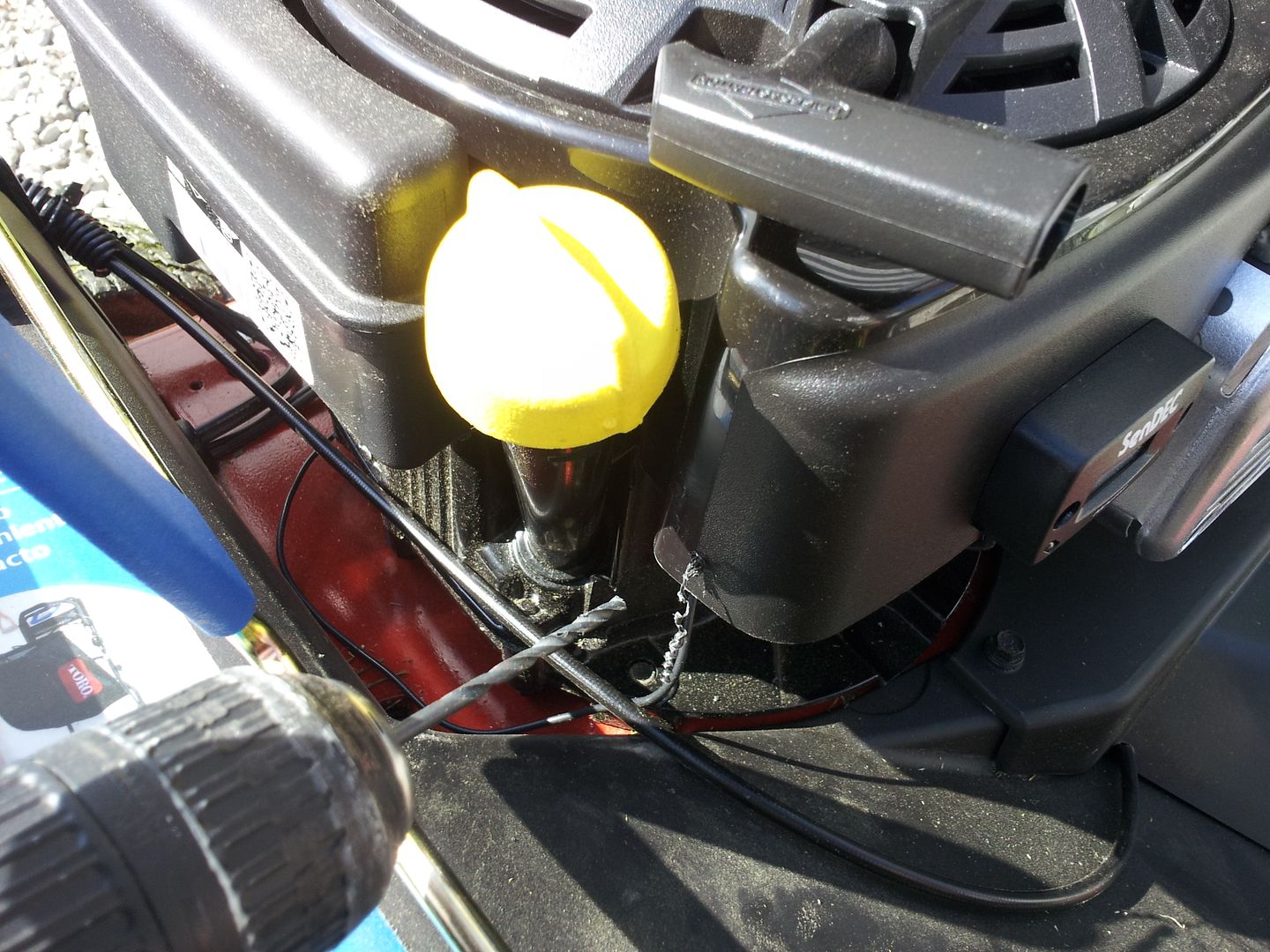 Hour Meter Install Toro TimeMaster 30" Lawn Care Forum